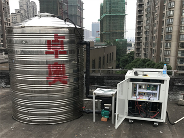 常州蘭亭賓館空氣能熱水系統