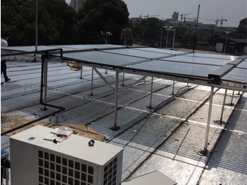 無錫辰美賓館太陽能加空氣能熱水