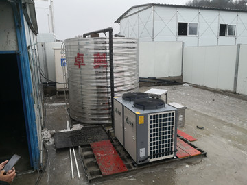 杭州臨安工地項(xiàng)目部十噸空氣能項(xiàng)目